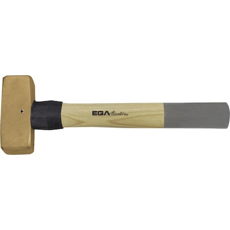 SLEDGE HAMMER GERMAN TYPE 2000 GR. HICKORY HANDLE NON SPARKING Cu-Be.